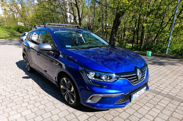 Renault Megane cena 69000 przebieg: 45000, rok produkcji 2018 z Gdańsk małe 137
